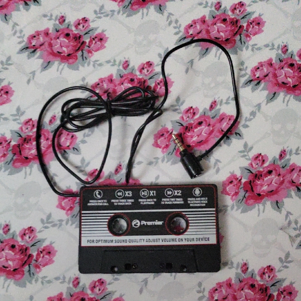 Premier Black Cassette Player Portable Audio Device